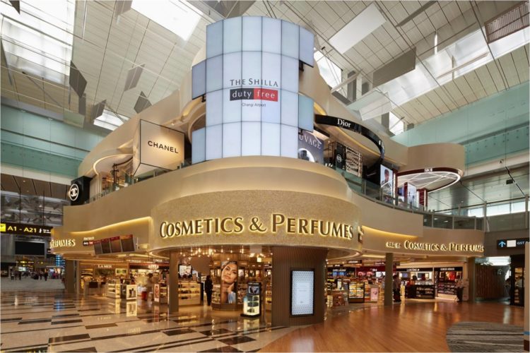Changi Airport shopping T3 Shilla Duplex, image courtesy Changi Airport