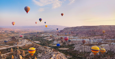 Hot Balloon Rides over Cappadocia