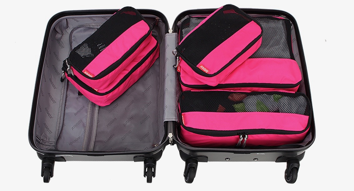 Zoomlite pink packing cells in case, image Zoomlite