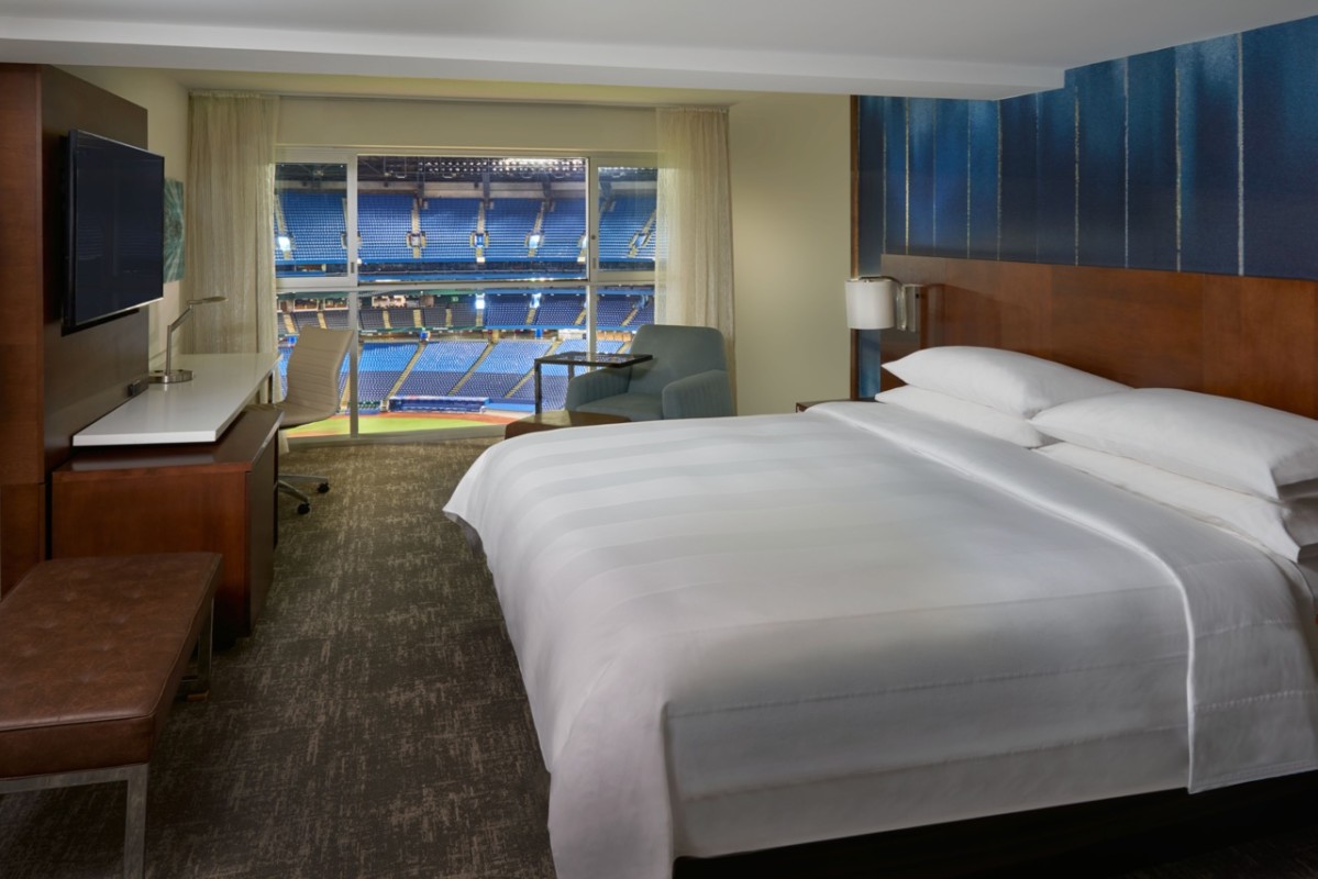 Toronto Marriott City Centre hotel home run for Blue Jays fans