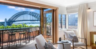 Sydney Harbour views apartment