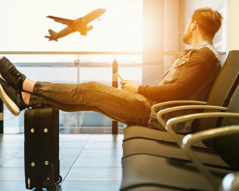 Man in airport, image Jan Vašek